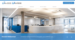 Desktop Screenshot of orthozentrum-offenburg.de